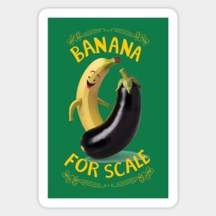 Banana for scale Sticker